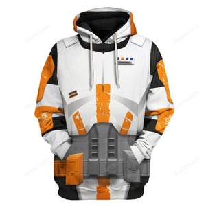 Star Wars Commander Cody Costume Hoodie Sweatshirt Sweatpants SWHS46