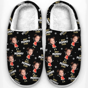 Custom Photo A Parent's Heart Finds Joy In A Child's Smiles - Personalized Slippers - Christmas Gift For Family Members - NA94