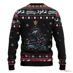 Police Navidad Ugly Sweater Best Gift For Christmas