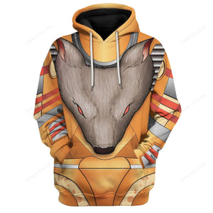 Transformers Rattrap Beast Wars - Costume Cosplay Hoodie Sweatshirt Sweatpants