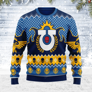 Warhammer Ultramarine Iconic - Ugly Christmas Sweater