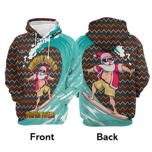 Jingle Bells Surfing Swells Hoodie For Men And Women