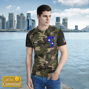 Personalized Veteran Military 5307th Composite Unit, Merrill's Marauders T-Shirt 3D