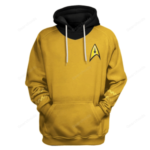 Star Trek The Original Series Yellow Hoodie Sweatshirt Sweatpants