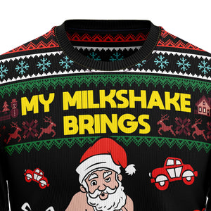 My Milkshake Bring Christmas Ugly Christmas Sweater