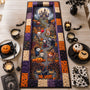 VD01. Halloween Horror Characters Fall Season Gift For Horror Fans - Personalized Quilt Table Runner