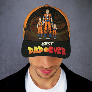 Dragon Ball The Best Saiyan Best Dad Ever  - Personalized Classic Cap - Gift For Dad, Husband, Fathers Day - CL03 NA94