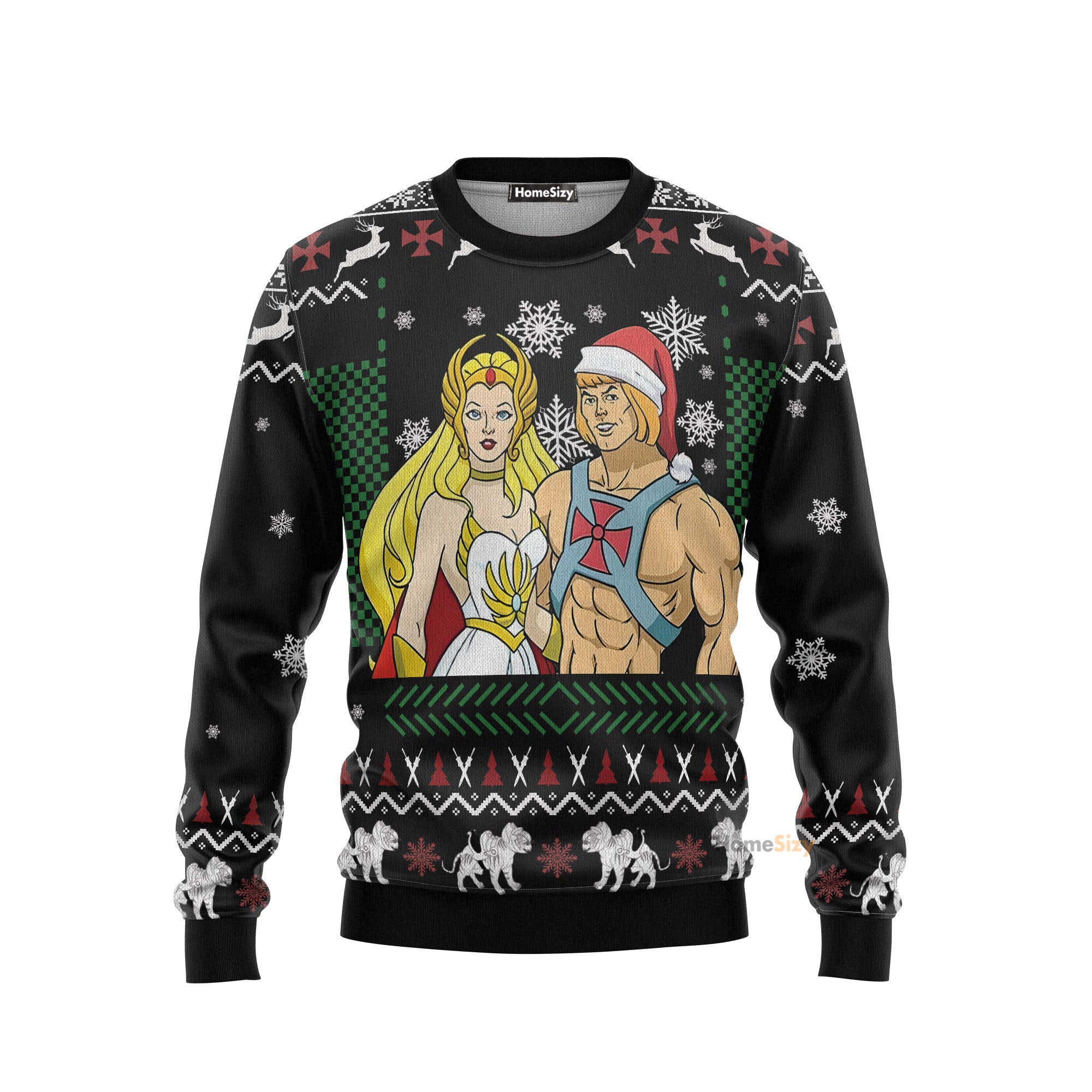 Heman Shera Christmas Custom Cosplay - Ugly Sweatshirt