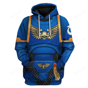 Space Marines Ultramarines - Costume Cosplay Hoodie Sweatshirt Sweatpants WHHS01