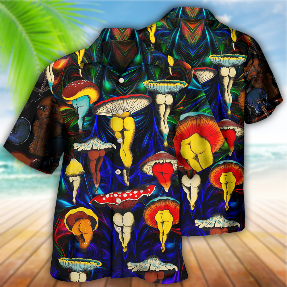 Hippie Mushroom Funny Style Love Life Hawaiian Shirt
