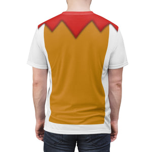 Red Ace Diamond Alice In Wonderland Costume T-Shirt For Men