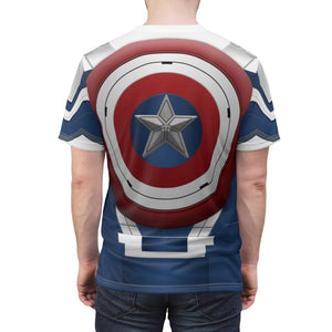 Captain America Falcon The Falcon And The Winter Soldier Costume T-Shirt