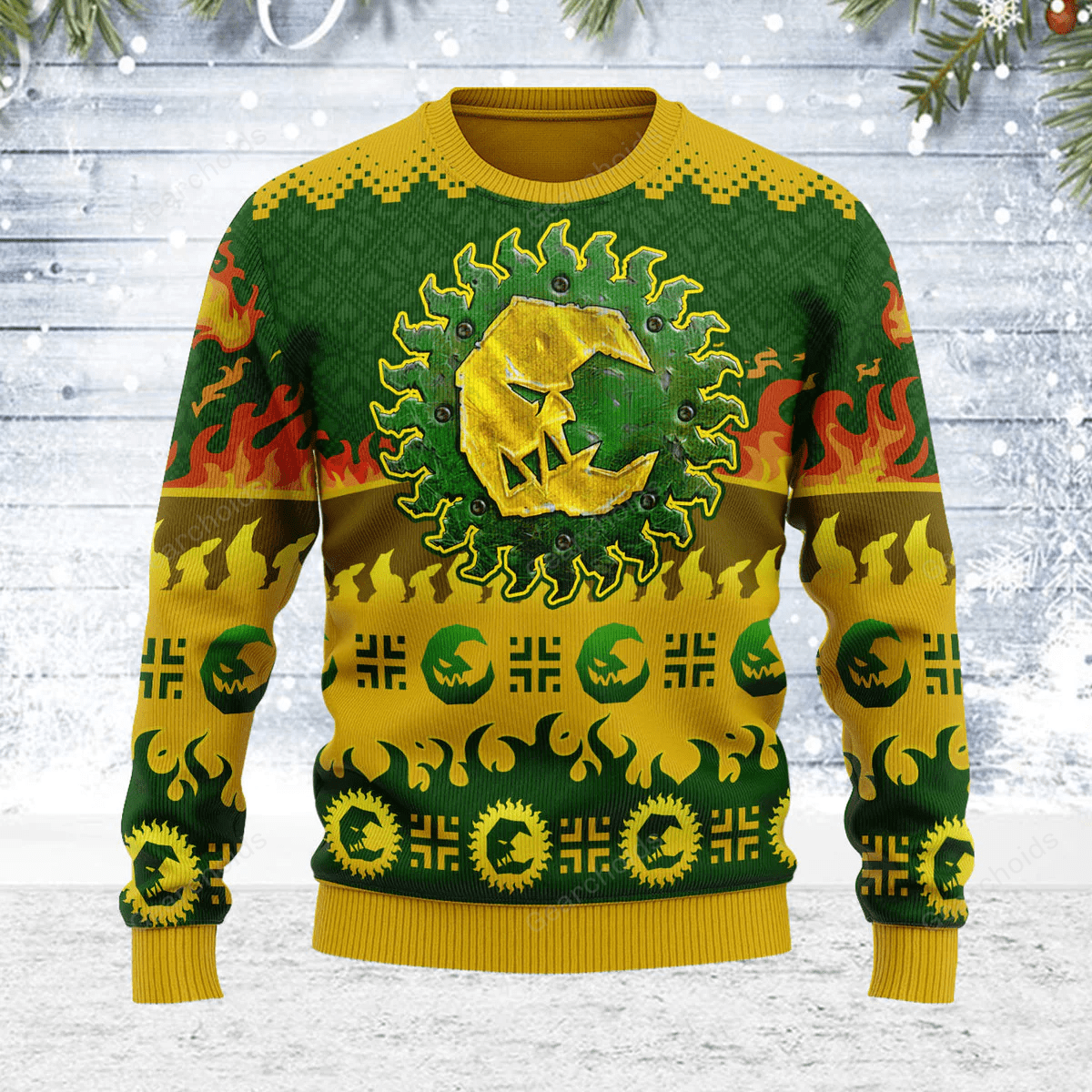 Warhammer Bad Moon Orks Iconic - Ugly Christmas Sweater