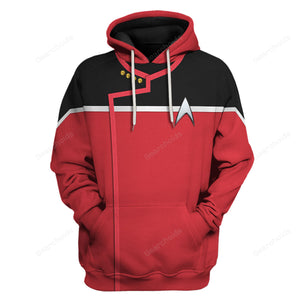 Star Trek Dress Uniform Command Division Hoodie Sweatshirt Sweatpants