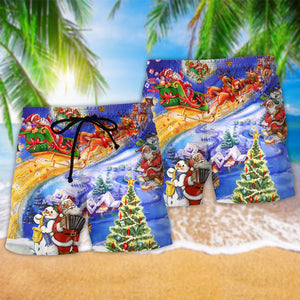 Santa Love Christmas Everytime - Beach Short