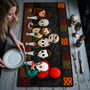 VD01. Cute Horror Characters Halloween Gift For Horror Fans- Personalized Quilt Table Runner
