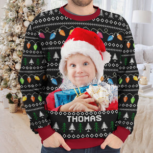 Custom Photo Disorderly But Dazzling - Personalized Ugly Sweater - Gift For Family Members NA94