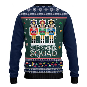 Nutcracker Squad Ugly Christmas Sweater For Men And Women