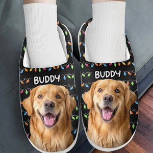 Custom Photo Nothing Says Comfort Like Pet Fur - Personalized Slippers - Gift For Dog Lovers, Cat Lovers, Pet Owners NA94