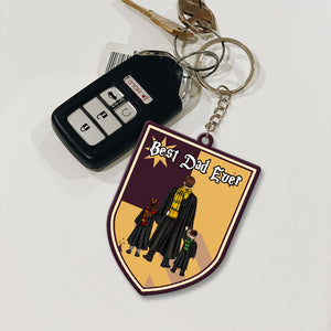 Harry Potter Best Dad Ever - Personalized Acrylic Keychain - Gift For Dad, Fathers Day - CL25 NA94