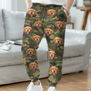 Custom Photo Jingle All The Way With My Furry Friend - Personalized Pajama Pants - Gift For Pet Lovers - NA94