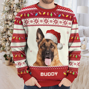 Custom Photo Pet Is Your Best Friend - Personalized Ugly Sweater - Gift For Pet Lovers, Pet Owners NA94