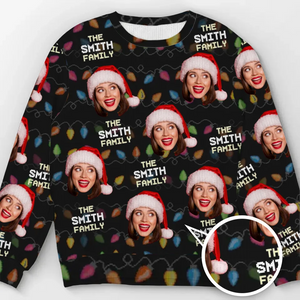 Christmas Is A Time To Gather With Family - Personalized Ugly Sweater -Christmas Gift For Family Members - NA94