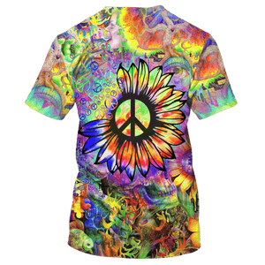 Hippie Sunflowers, Creatures Under The Sea - T-Shirt