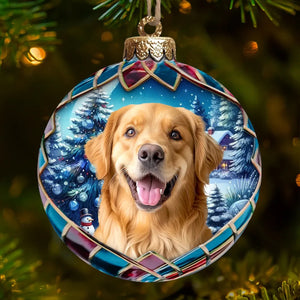 Custom Photo Pets Make Our Lives Whole - Personalized Acrylic Ornament - Gift For Pet Lovers, Pet Owners - NA94