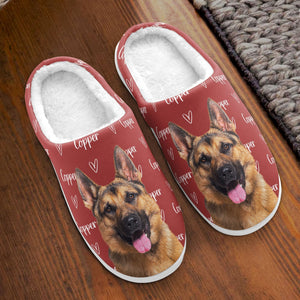 Custom Photo Pet Name Life Is Boring Withour Pet - Personalized Slippers - Gift For Dog Lovers, Cat Lovers, Pet Owners NA94