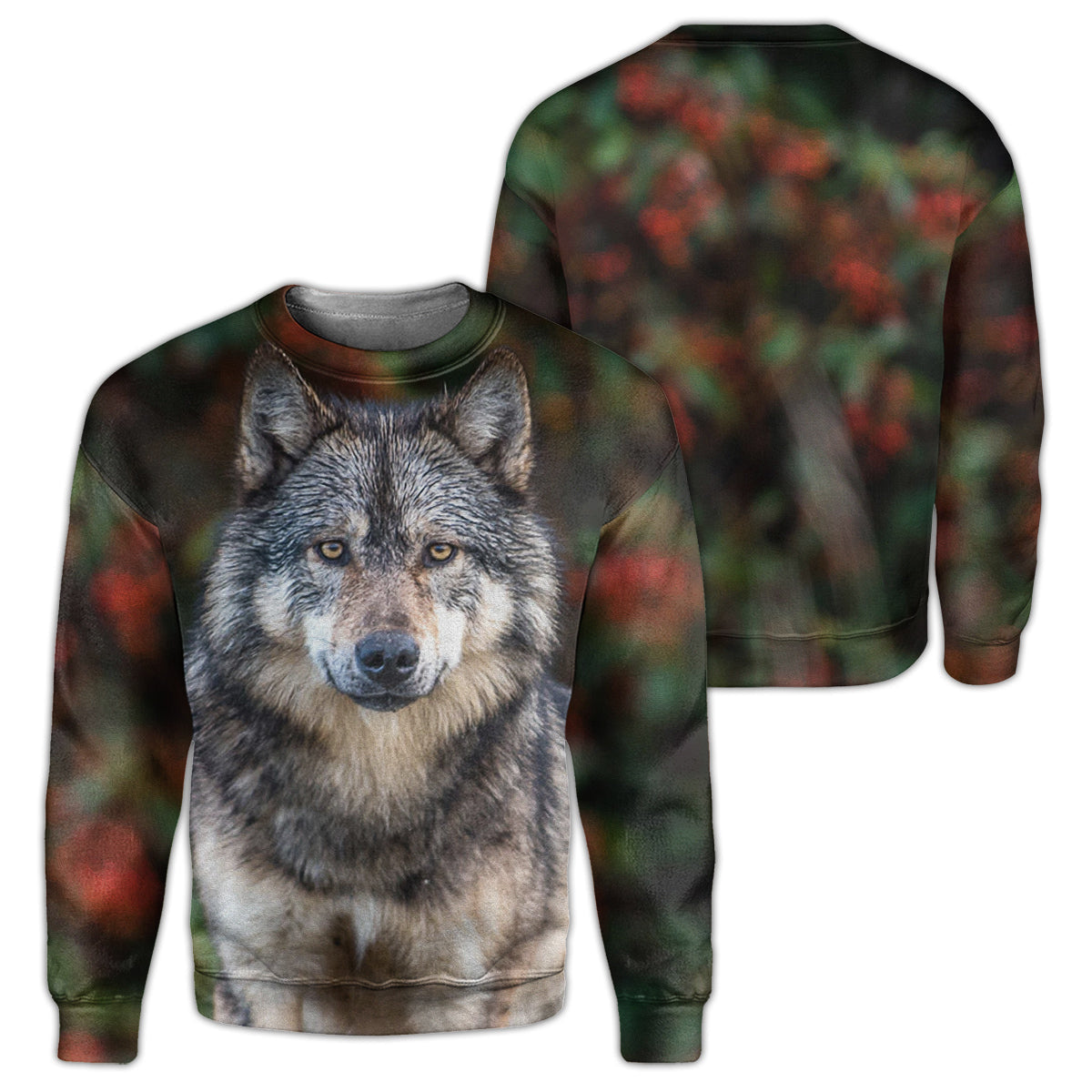 Wolf 3D All Over Printed Sweater