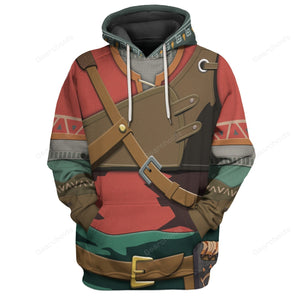 Hylian Armor Cosplay Hoodie Sweatshirt Sweatpants ZDHS72