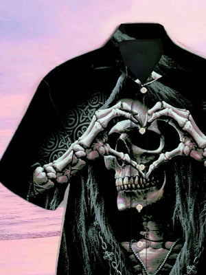 Skull Love Style Cool Skull Hawaiian Shirt