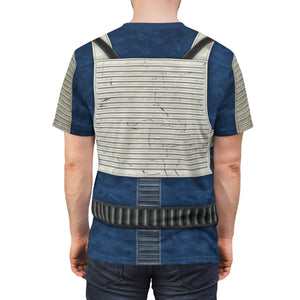 Blue Squadron Resistance Pilot Star War Saga Costume T-Shirt