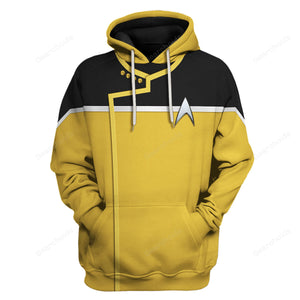 Star Trek Dress Uniform Operations Division Hoodie Sweatshirt Sweatpants