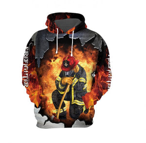 I Am A Firefighter Who Is Covered By The Blood Of Jesus Hoodie