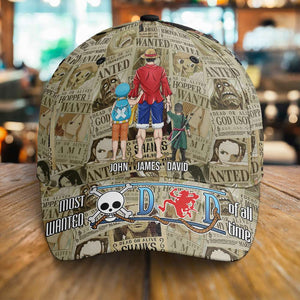 The Greatest Dad In The World One Piece - Personalized Classic Cap - Gift For Dad, Fathers Day - CL11 NA94