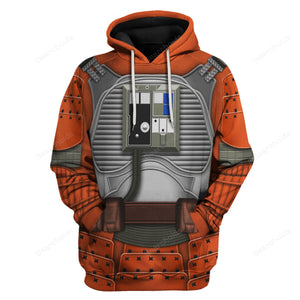 Star Wars Rebel Pilot Samurai Costume Hoodie Sweatshirt Sweatpants Tshirt Hawaiian shirt SWHS57