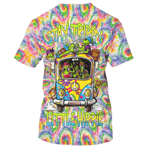 Hippie Stay Trippy Little, Alien In The Car - T-Shirt