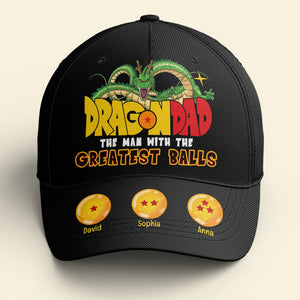 Dragon Ball The Man With The Greatest Ball - Personalized Classic Cap - Gift For Dad, Husband, Fathers Day NA94