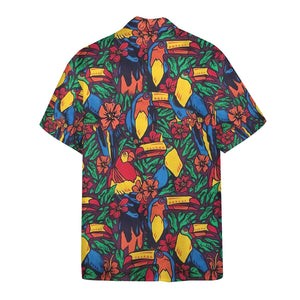 Parrots And Toucans Ace Ventura Pet Detective Custom Hawaii Shirt