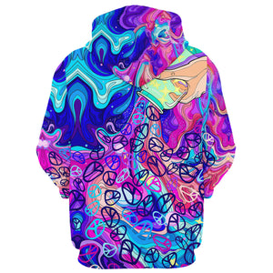 Hippie The Magic Potion Filled With Peace Colorful - Hoodie For Men, Women