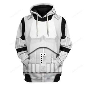 Star Wars Stormtrooper 2 Costume Hoodie Sweatshirt Sweatpants SWHS47