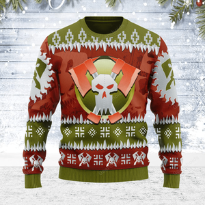 Warhammer Blood Axe Orks Iconic - Ugly Christmas Sweater