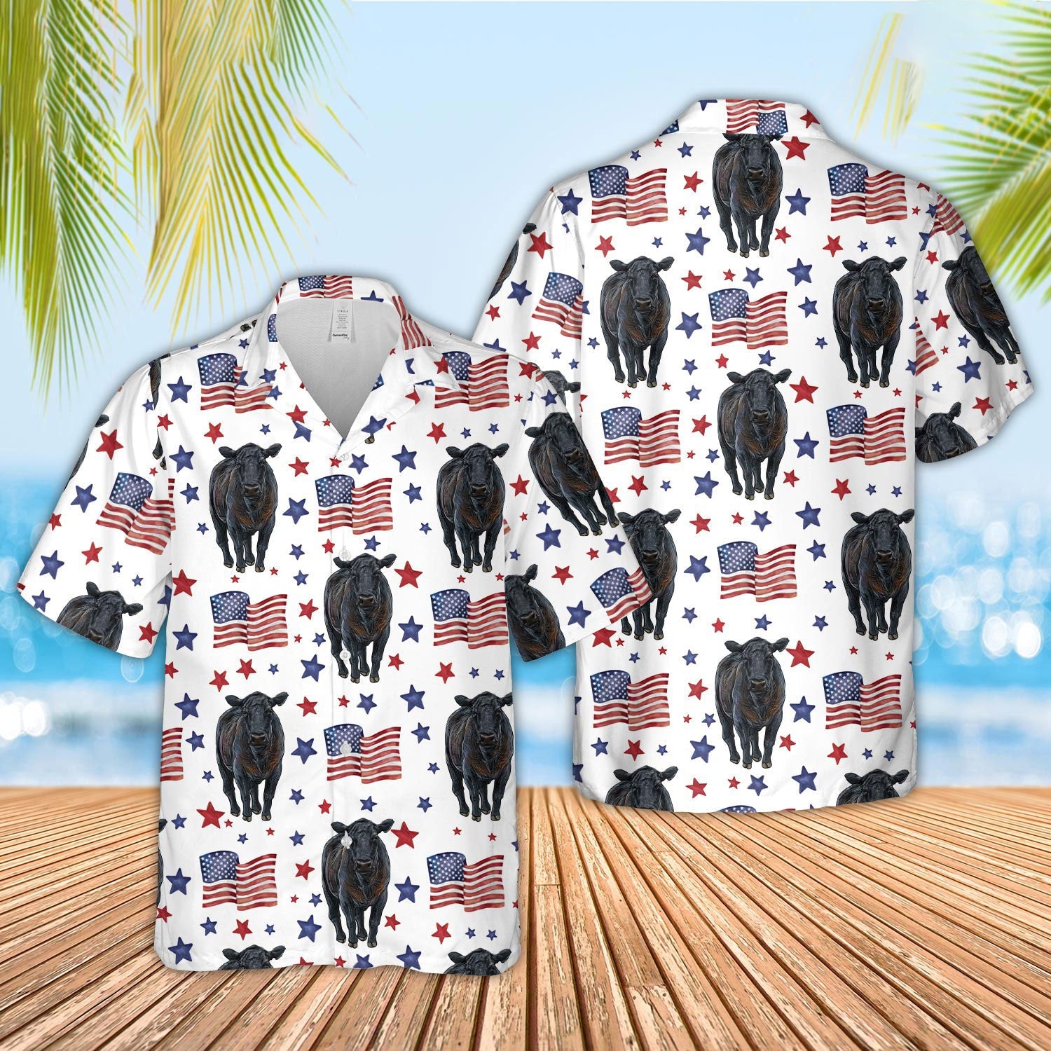 Unique Black Angus Hawaiian Shirts