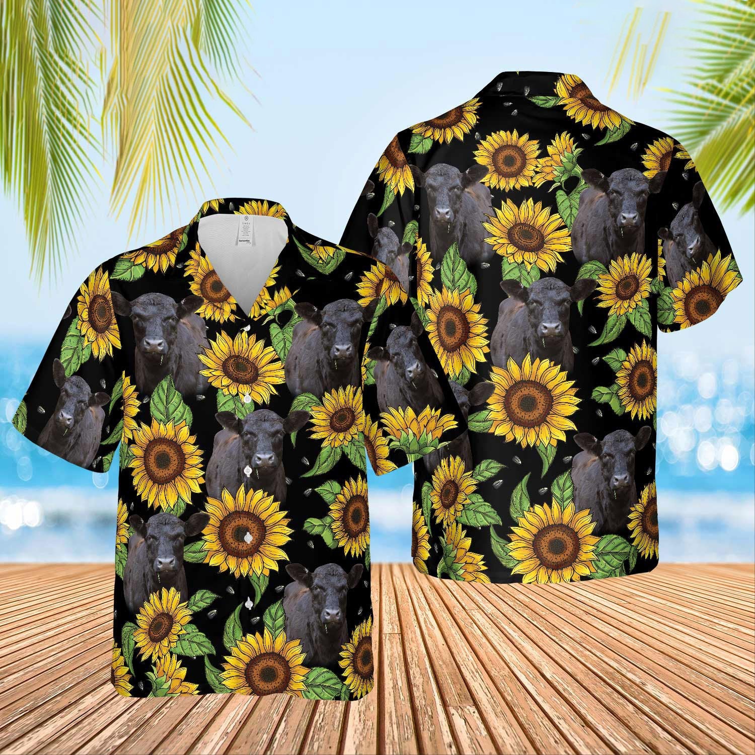 Unique Black Angus Hawaiian Shirts