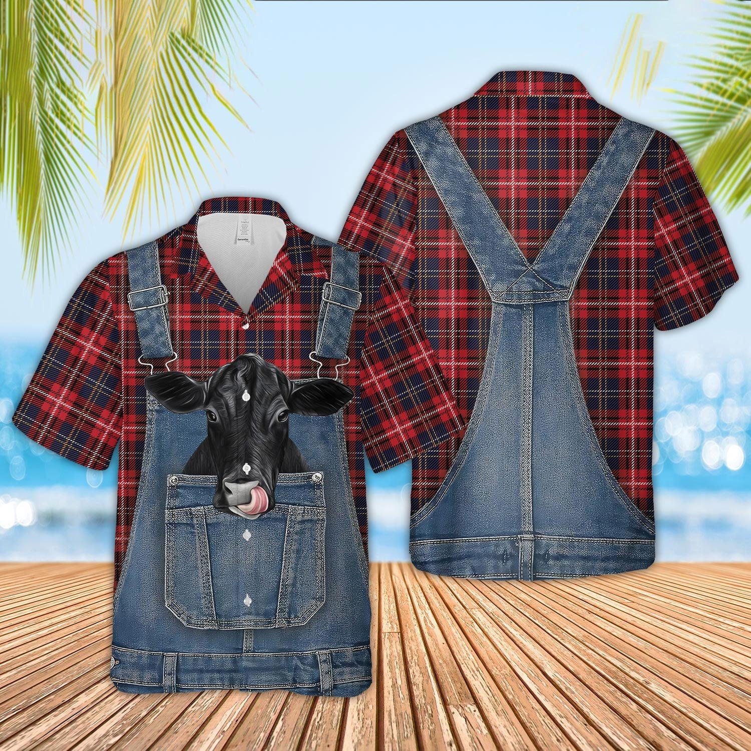 Unique Black Angus Hawaiian Shirts