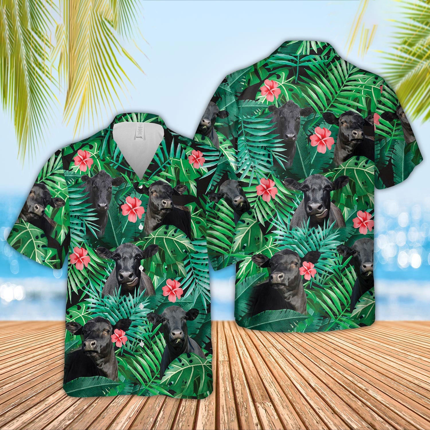 Unique Black Angus Hawaiian Shirts