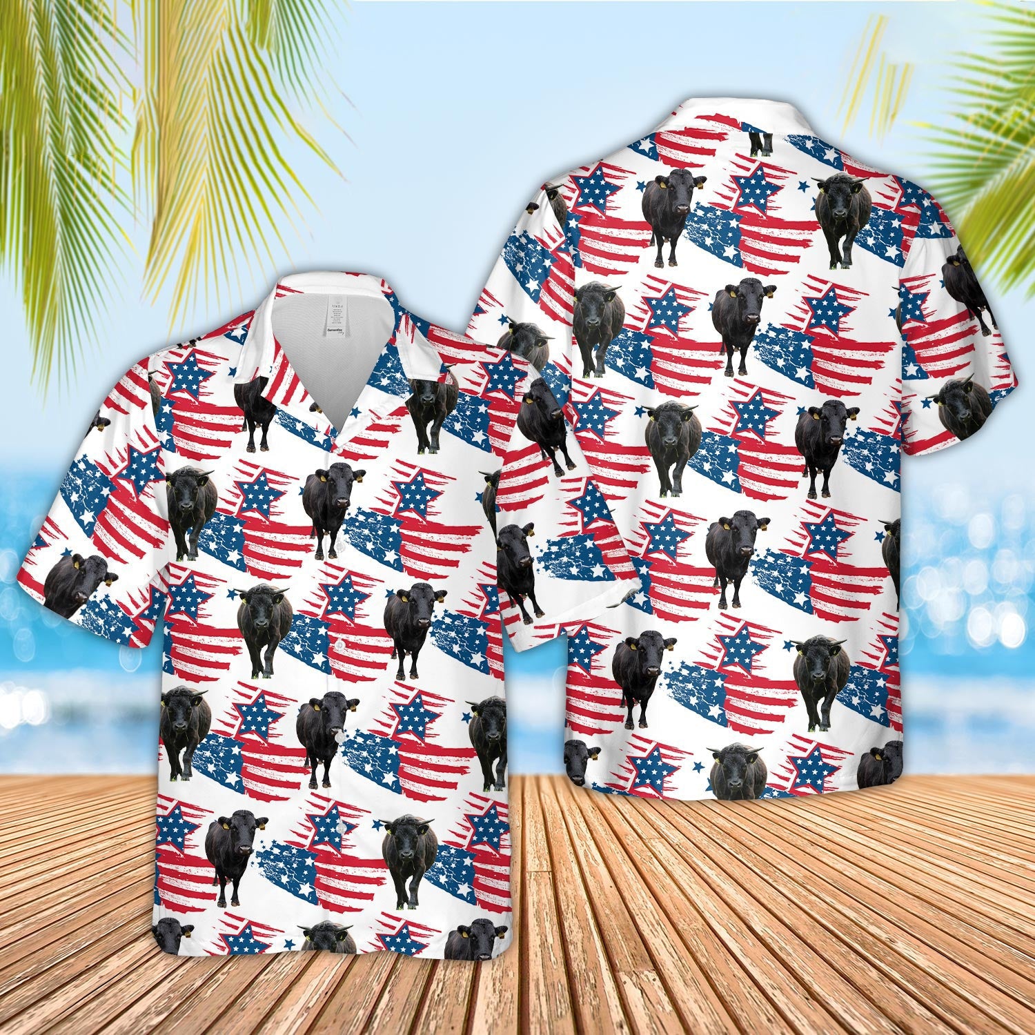 Unique Dexter Happy Flag 3D Hawaiian Shirt