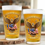 3DEffectAmerica250thAnniversary PersonalizedBeerGlass NV1570 CLA3337 MK1